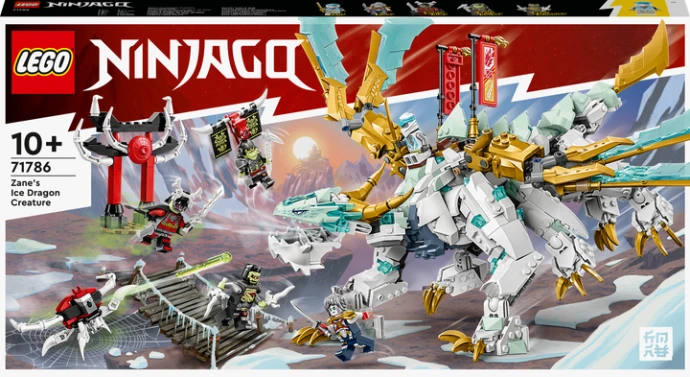 Блочный конструктор LEGO Ninjago Существо Ледяной Дракон Зейна (71786)