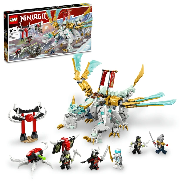 Блочный конструктор LEGO Ninjago Существо Ледяной Дракон Зейна (71786)  Фото №0
