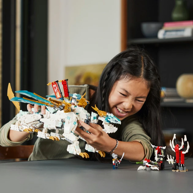 Блочный конструктор LEGO Ninjago Существо Ледяной Дракон Зейна (71786)  Фото №1