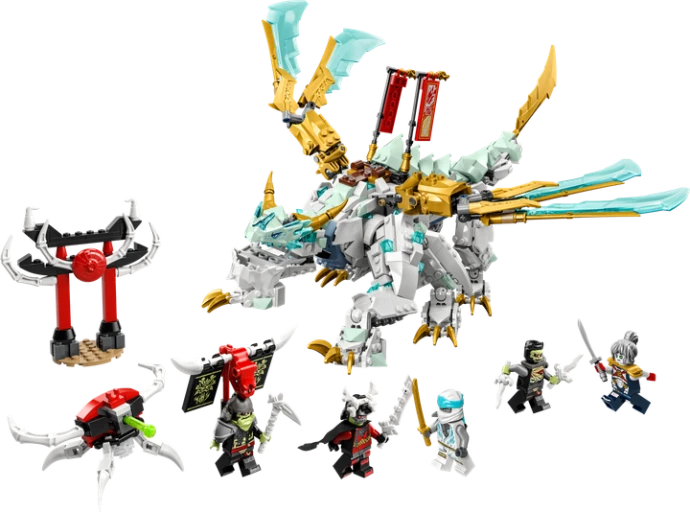 Блочный конструктор LEGO Ninjago Существо Ледяной Дракон Зейна (71786)  Фото №7