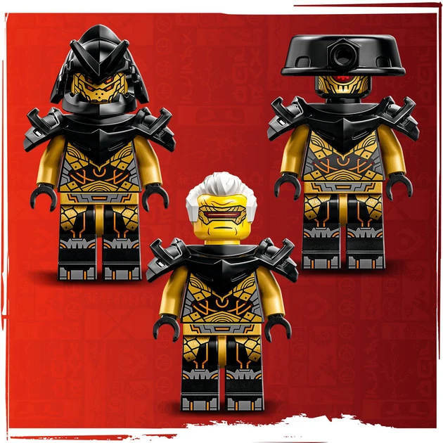 Блоковий конструктор LEGO Ninjago Командні роботи ніндзя Ллойда й Арін (71794)  Фото №6