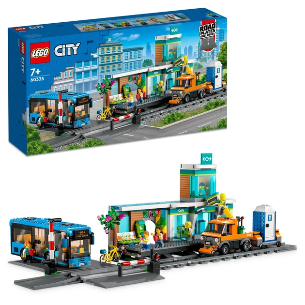 Блоковий конструктор LEGO Железнодорожная станция (60335)  Фото №0