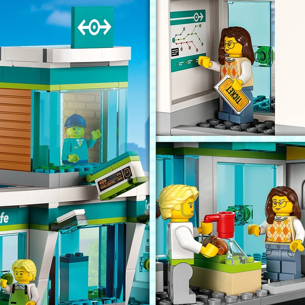 Блоковий конструктор LEGO Железнодорожная станция (60335)  Фото №5