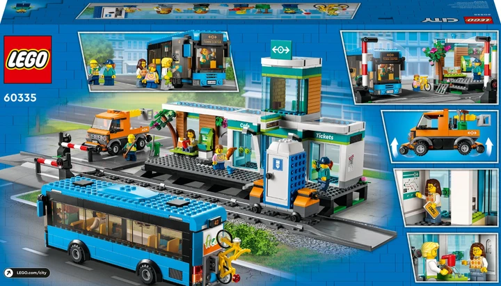 Блоковий конструктор LEGO Железнодорожная станция (60335)  Фото №8