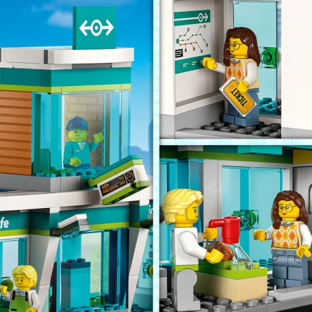 Блоковий конструктор LEGO Железнодорожная станция (60335)  Фото №5