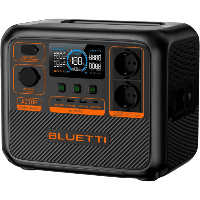 Зарядна станція BLUETTI AC70P  Фото №2