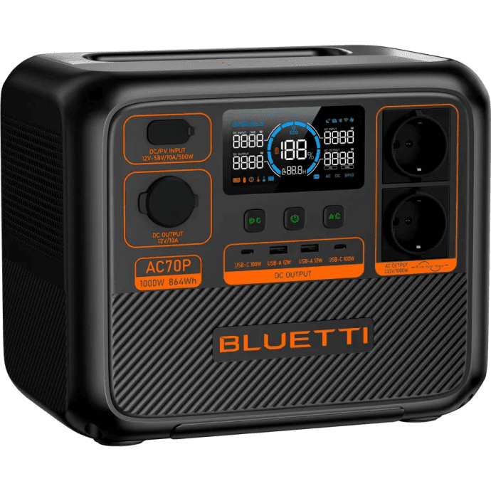 Зарядна станція BLUETTI AC70P  Фото №3