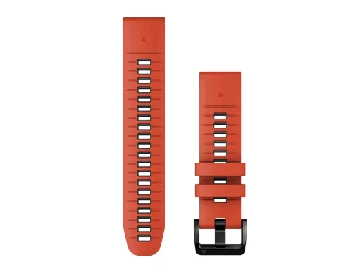 Ремінець для смарт-годин Garmin Epix Pro Gen 2 QuickFit 22 Flame Red/Graphite Silicone Band (010-13280-04)