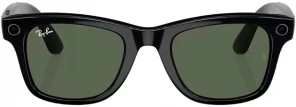 Смарт-окуляри Ray-Ban Meta Wayfarer Shiny Black Frame Green Lenses (RW4006 601/71 50-22) (Open Box)