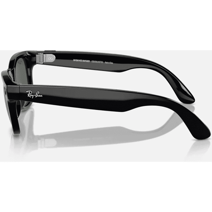 Смарт-окуляри Ray-Ban Meta Wayfarer Shiny Black Frame Green Lenses (RW4006 601/71 50-22) (Open Box)  Фото №0