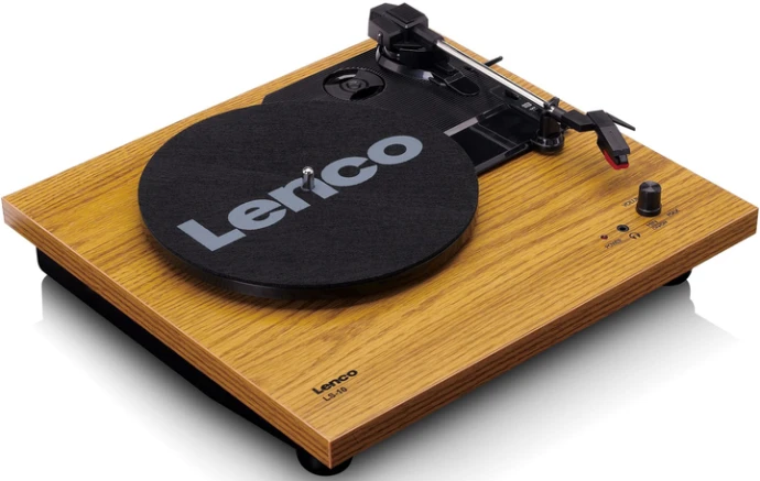 Програвач вінілових дисків Lenco LS-10 Wood (LS-10WD)  Фото №1