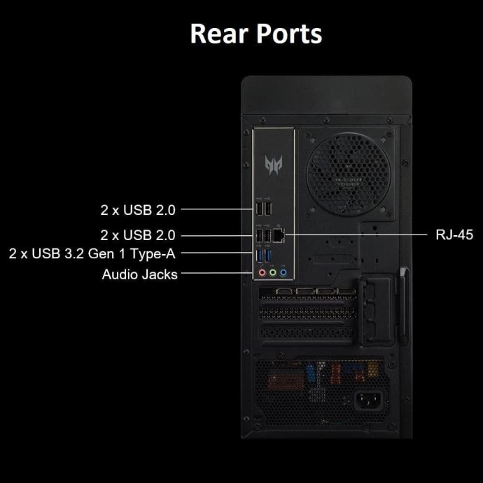Десктоп Acer Predator Orion 3000 Gaming Desktop PO3-650-UB91 (DG.E38AA.001)  Фото №1