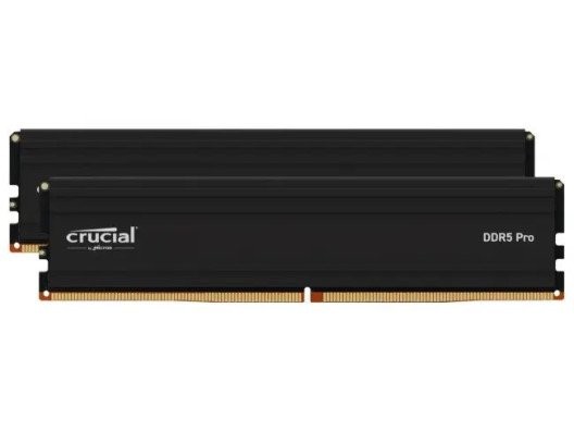 Память для настольных компьютеров Crucial 48 GB (2x24GB) DDR5 6000 MHz Pro (CP2K24G60C48U5)  Фото №0