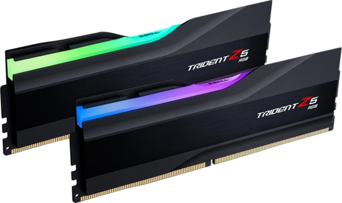 Память для настольных компьютеров G.Skill 64GB (2x32GB) DDR5 6400MHz Trident Z5 RGB (F5-6400J3239G32GX2-TZ5RK)  Фото №0