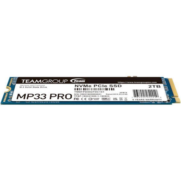 SSD накопитель TEAM MP33 Pro 2TB (TM8FPD002T0C101)  Фото №2