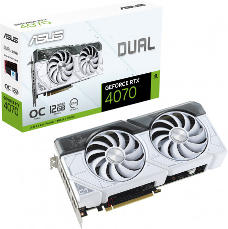 Видеокарта Asus DUAL-RTX4070-O12G-WHITE  Фото №4