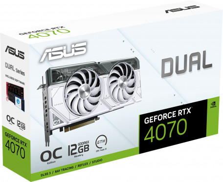 Видеокарта Asus DUAL-RTX4070-O12G-WHITE  Фото №8