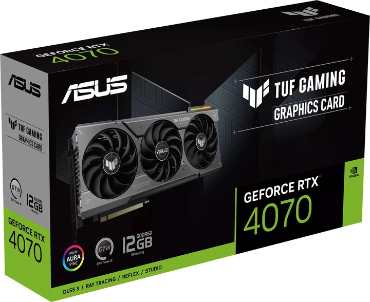 Видеокарта Asus TUF-RTX4070-12G-GAMING TUF-RTX4070-12G-GAMING  Фото №13