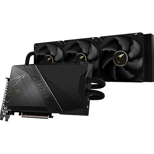Відеокарта Gigabyte AORUS GeForce RTX 4090 XTREME WATERFORCE 24G (GV-N4090AORUSX W-24GD)  Фото №0