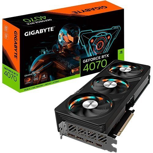 Відеокарта Gigabyte GeForce RTX 4070 GAMING OC 12G (GV-N4070GAMING OC-12GD)