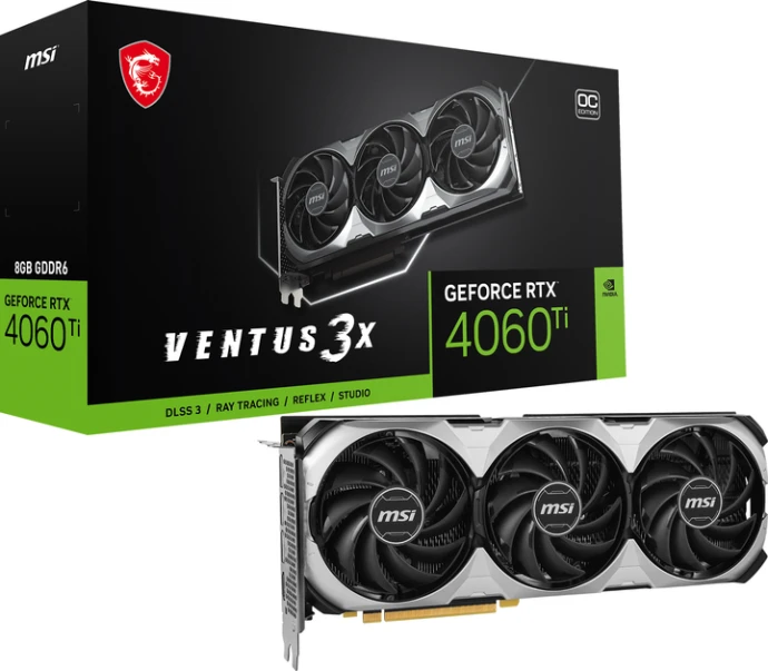 Відеокарта MSI GeForce RTX 4060 Ti VENTUS 3X 8G OC  Фото №6