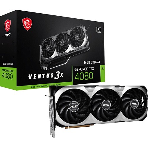 Відеокарта MSI GeForce RTX 4080 16GB VENTUS 3X OC (912-V511-009)  Фото №0