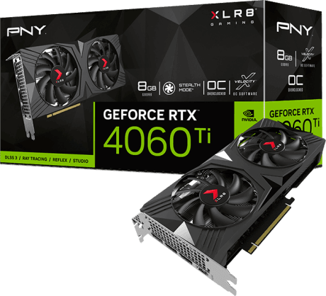 Відеокарта PNY GeForce RTX 4060 Ti 8GB VERTO (VCG4060T8DFXPB1-O)  Фото №5
