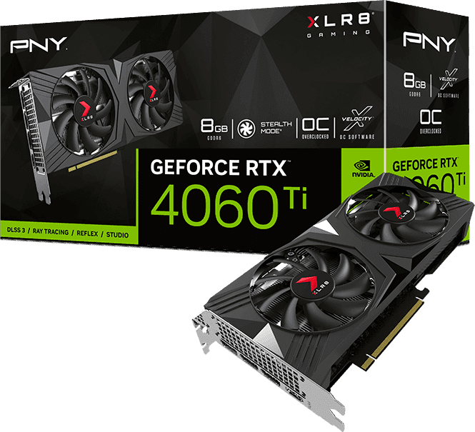 Відеокарта PNY GeForce RTX 4060 Ti 8GB VERTO (VCG4060T8DFXPB1-O)  Фото №5