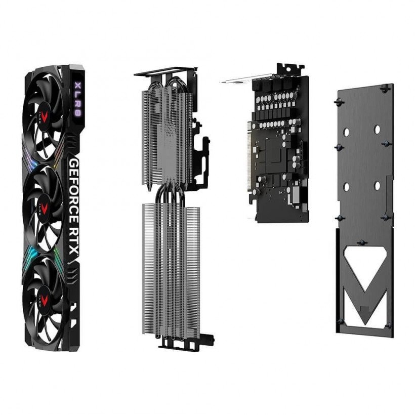 Відеокарта PNY GeForce RTX 4070 12GB XLR8 Gaming VERTO EPIC-X RGB (VCG407012TFXXPB1)  Фото №8