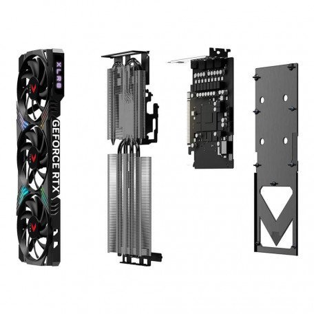 Відеокарта PNY GeForce RTX 4070 12GB XLR8 Gaming VERTO EPIC-X RGB (VCG407012TFXXPB1)  Фото №8