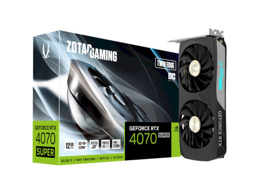 Відеокарта Zotac GAMING GeForce RTX 4070 SUPER Twin Edge OC 12GB (ZT-D40720H-10M)