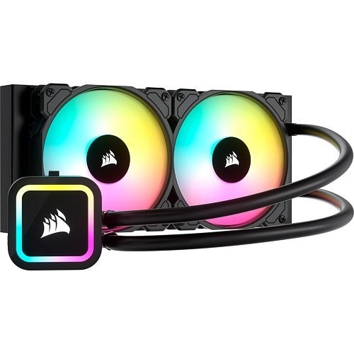 Водяне охолодження Corsair iCUE H100x RGB Elite (CW-9060065-WW)  Фото №0