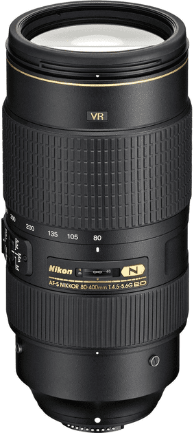 Довгофокусний об&#039;єктив Nikon AF-S Nikkor 80-400mm f/4,5-5,6G ED VR (JAA817DA)