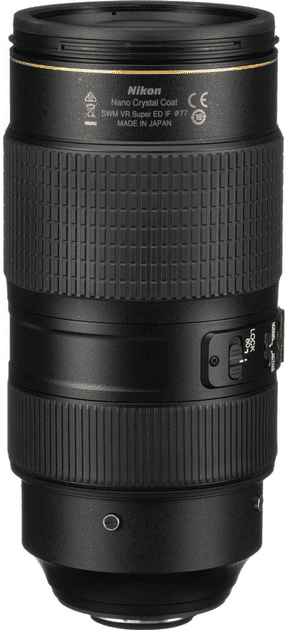 Довгофокусний об&#039;єктив Nikon AF-S Nikkor 80-400mm f/4,5-5,6G ED VR (JAA817DA)  Фото №3
