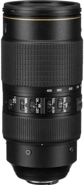 Довгофокусний об&#039;єктив Nikon AF-S Nikkor 80-400mm f/4,5-5,6G ED VR (JAA817DA)  Фото №4
