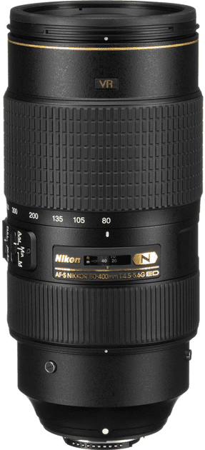 Довгофокусний об&#039;єктив Nikon AF-S Nikkor 80-400mm f/4,5-5,6G ED VR (JAA817DA)  Фото №1