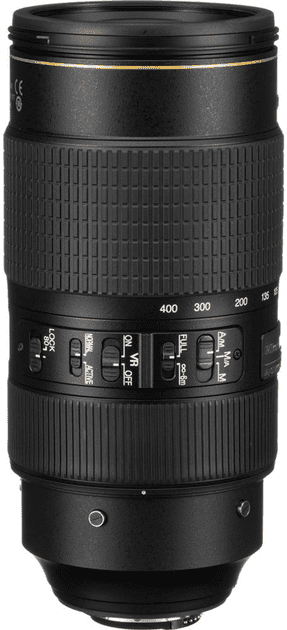 Довгофокусний об&#039;єктив Nikon AF-S Nikkor 80-400mm f/4,5-5,6G ED VR (JAA817DA)  Фото №4