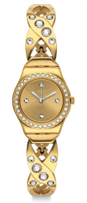 Жіночий годинник Swatch Goldy Hug YSG164G