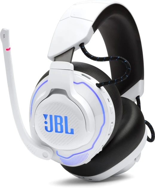 Навушники з мікрофоном JBL Quantum 910P Console Wireless (JBLQ910PWLWHTBLU)  Фото №0