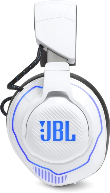 Навушники з мікрофоном JBL Quantum 910P Console Wireless (JBLQ910PWLWHTBLU)  Фото №4