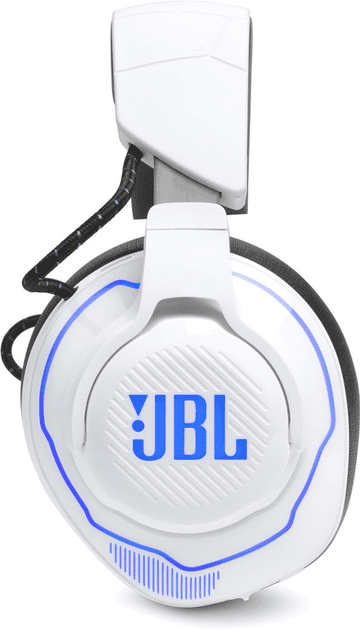 Навушники з мікрофоном JBL Quantum 910P Console Wireless (JBLQ910PWLWHTBLU)  Фото №4