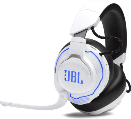 Навушники з мікрофоном JBL Quantum 910P Console Wireless (JBLQ910PWLWHTBLU)  Фото №0