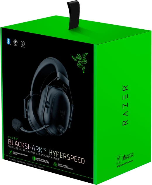 Навушники з мікрофоном Razer BlackShark V2 HyperSpeed Black (RZ04-04960100-R3M1)  Фото №7