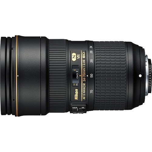 Універсальний об&#039;єктив Nikon AF-S Nikkor 24-70mm f/2,8E ED VR (JAA824DA)  Фото №2
