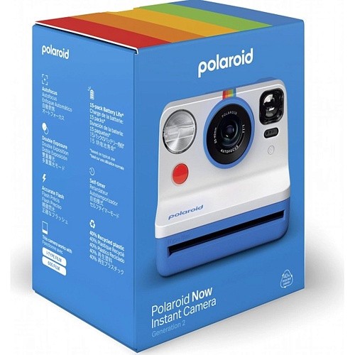Фотокамера мгновенной печати Polaroid Now Gen 2 Blue (009073)  Фото №5
