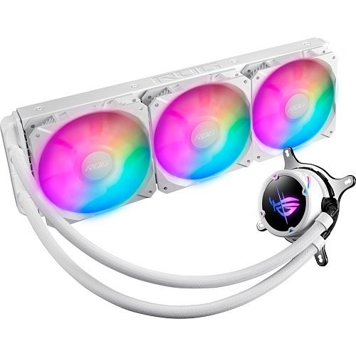 Водяное охлаждение Asus ROG Strix LC II 360 ARGB White Edition (90RC00F2-M0UAY0)  Фото №0
