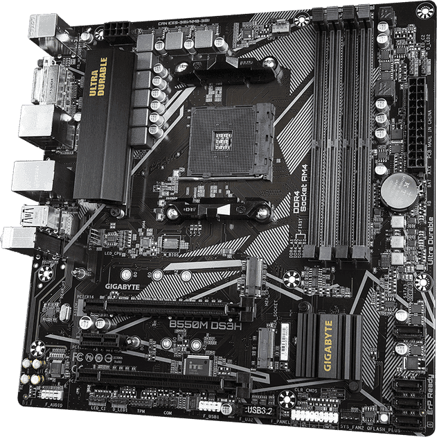 Материнська плата Gigabyte B550M DS3H  Фото №0
