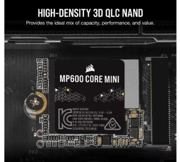SSD накопитель Corsair MP600 CORE MINI 1TB (CSSD-F1000GBMP600CMN)  Фото №2