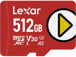 Карта памяті Lexar PLAY 512GB MicroSDXC (LMSPLAY512G-BNNAG)