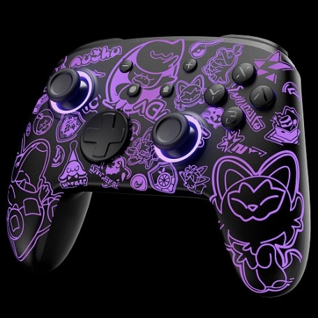 Геймпад FUNLAB Firefly Pro Wireless Switch Controller Scarlet&amp;Violet  Фото №0